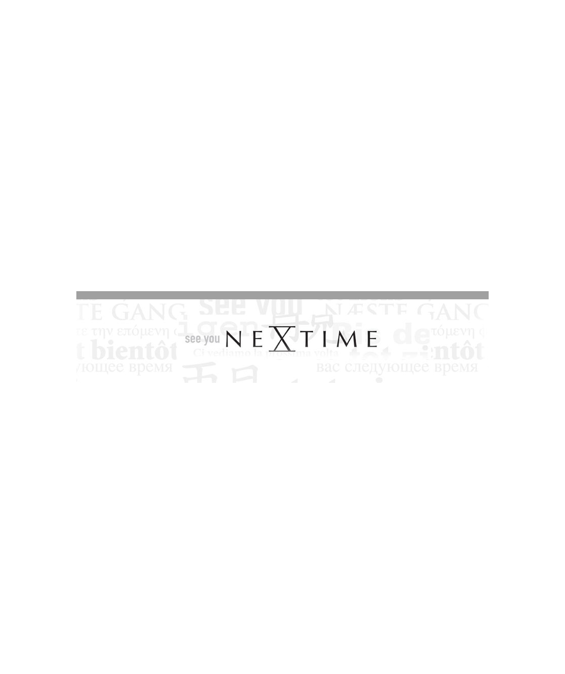 שעון קיר NeXtime דגם שקוף