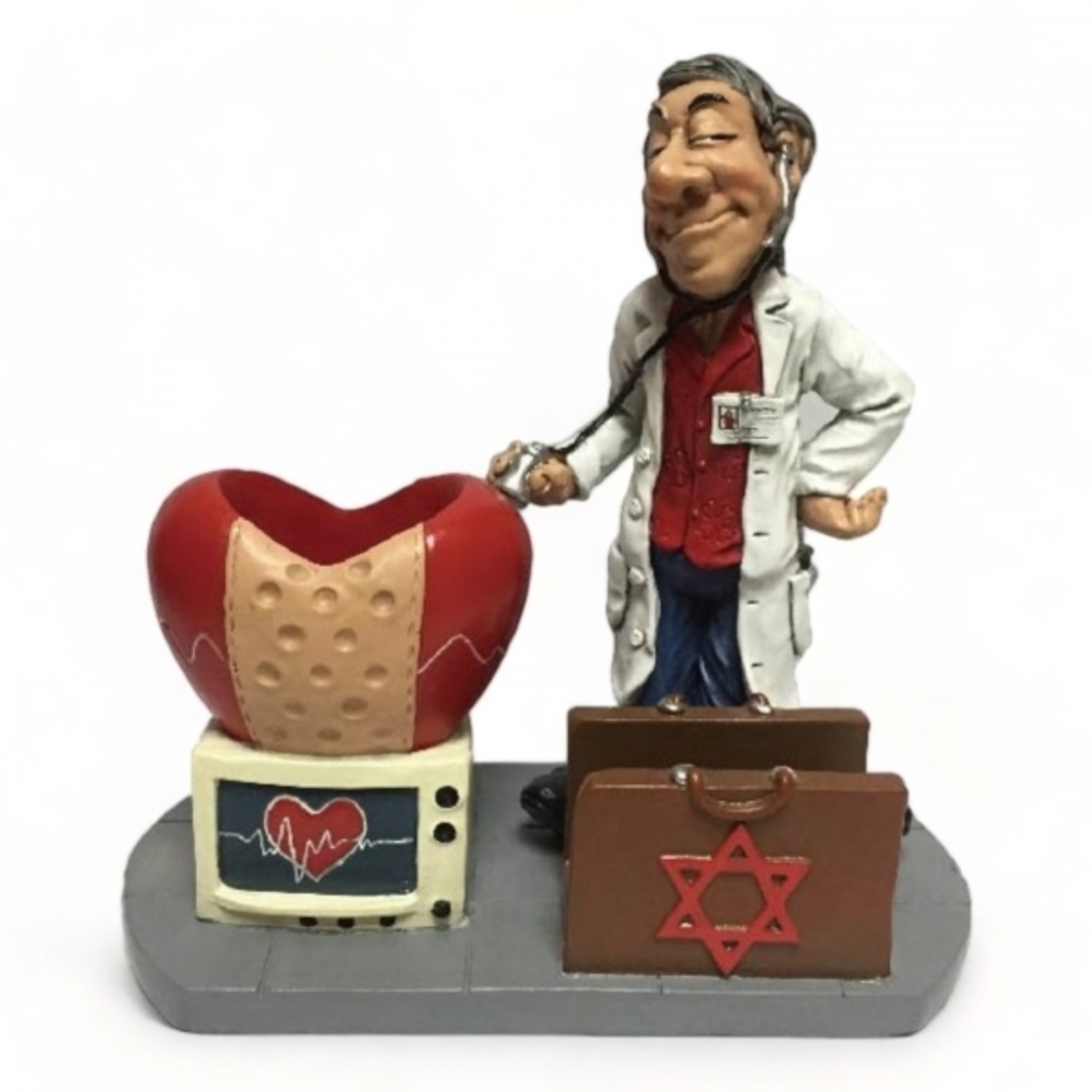 סט משרדי קריקטורה - רופא