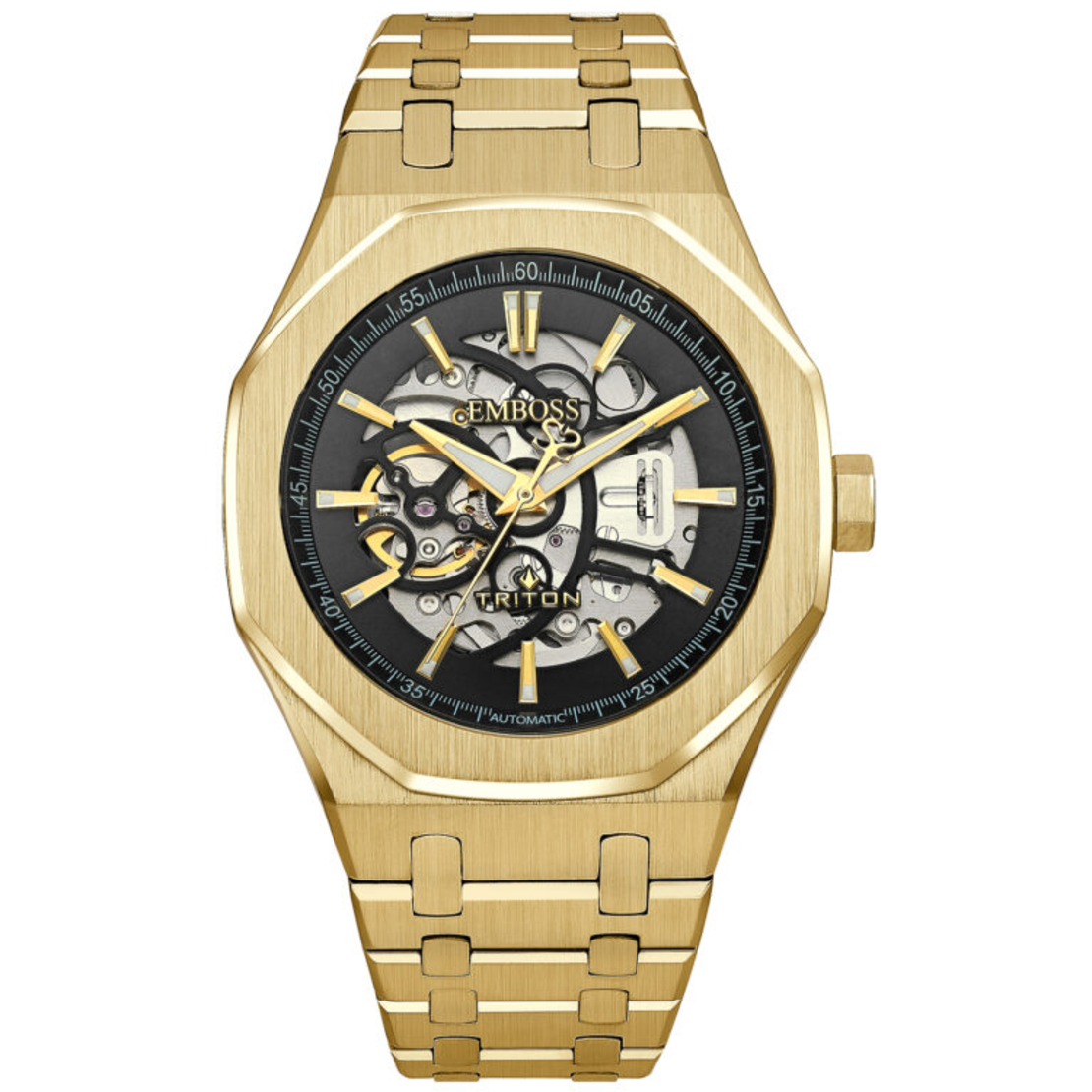 שעון אמבוס טריטון EMBOSS Triton Automat דגם EMTRMUYGBMY000