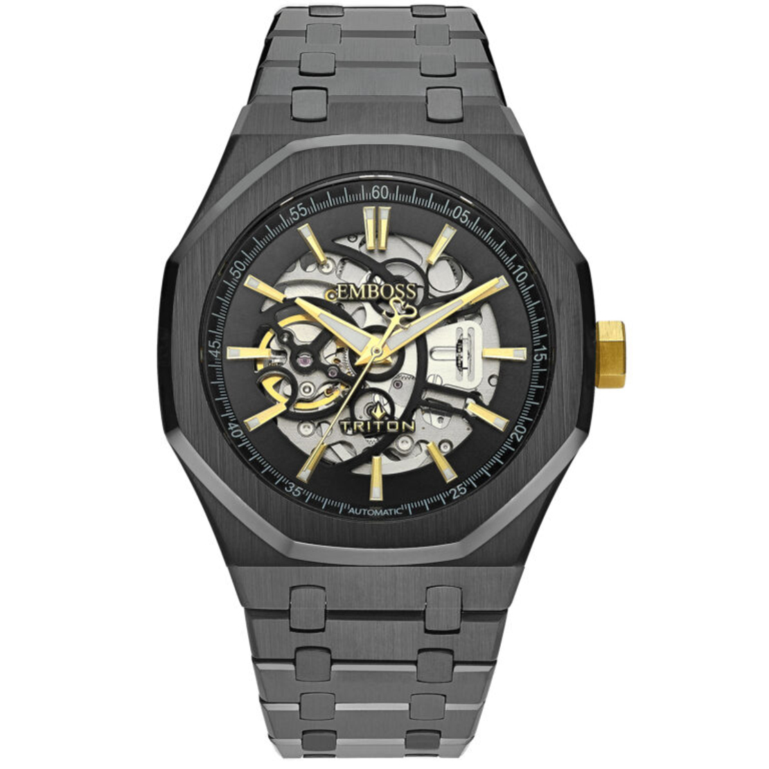 שעון אמבוס טריטון EMBOSS Triton Automat דגם EMTRMUBBYMB000