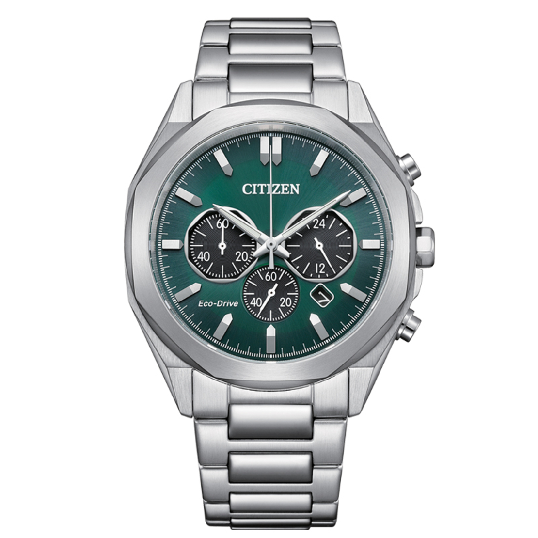 שעון לגבר כרונוגרף סולארי פלדת אל חלד דגם CICA459081X