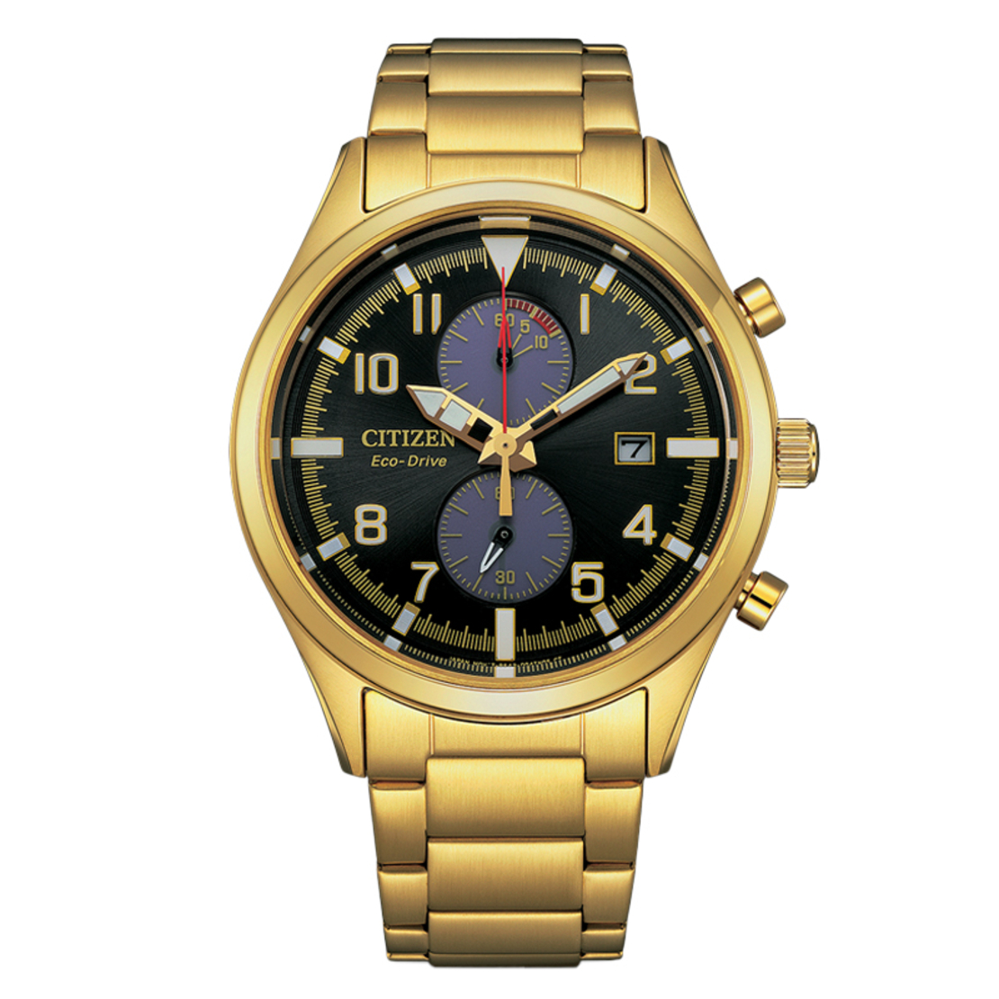 שעון CITIZEN כרונוגרף סולארי לגבר דגם CICA702287E