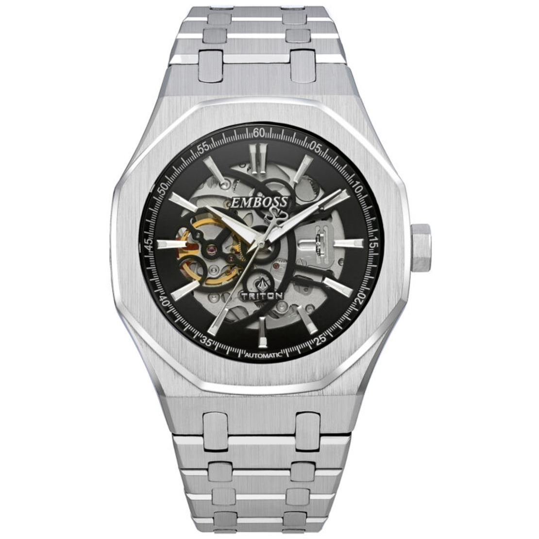 שעון אמבוס טריטון EMBOSS Triton Automat דגם EMTRMUSSBMB000