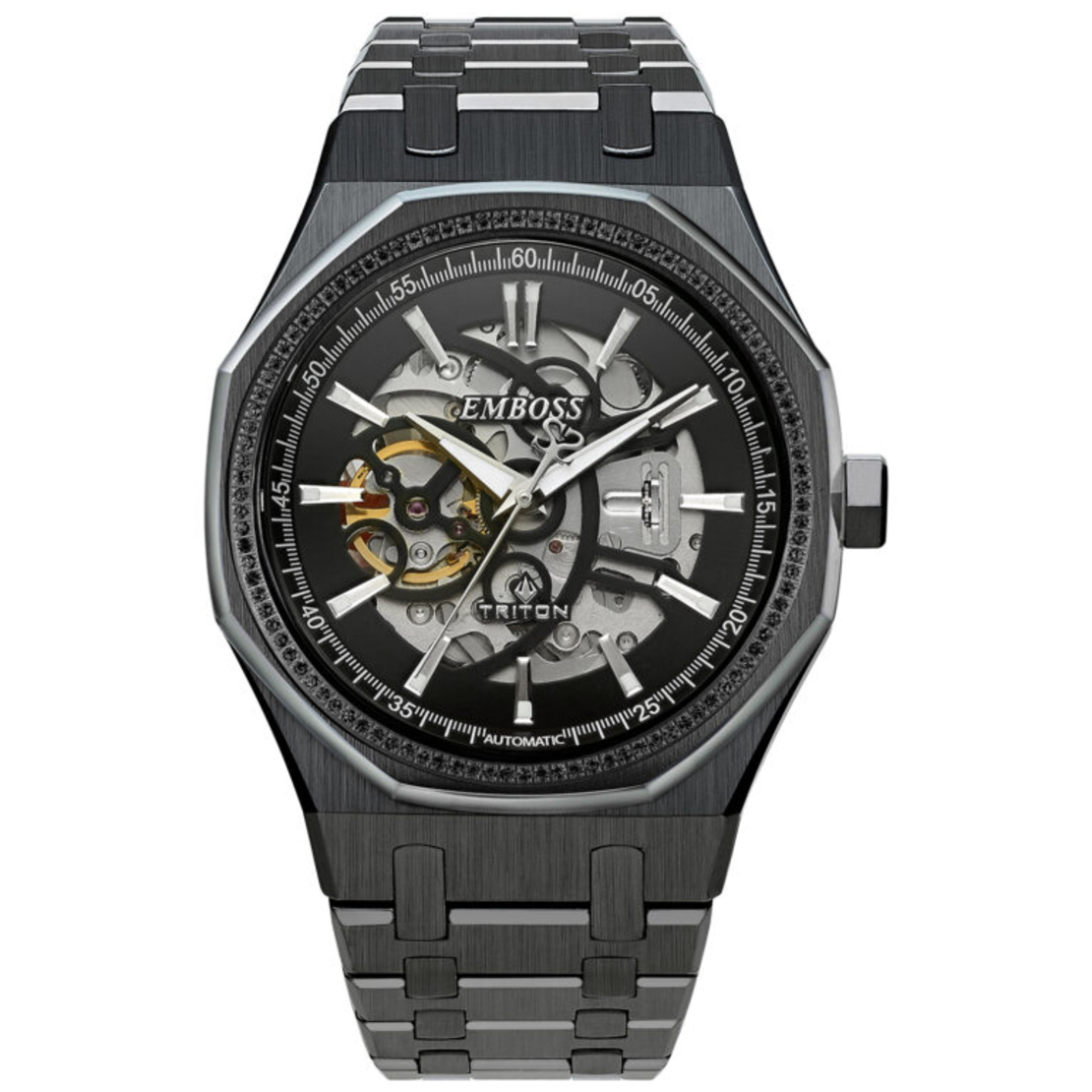 שעון אמבוס טריטון EMBOSS Triton Automat דגם EYTRMUBBBMB072