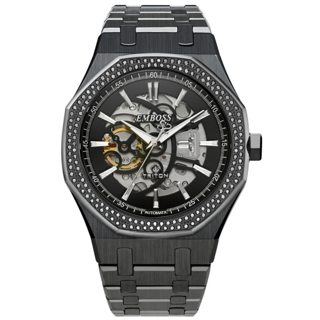 שעון אמבוס טריטון EMBOSS Triton Automat דגם EYTRMUBBBMB160