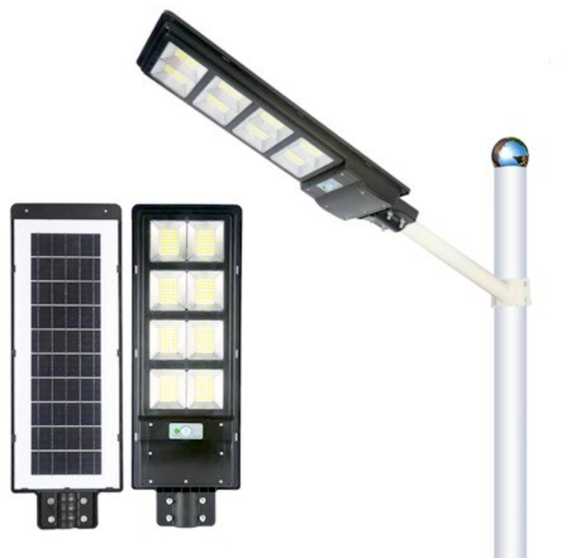 פנס רחוב סולארי 8 ראשים 120W
