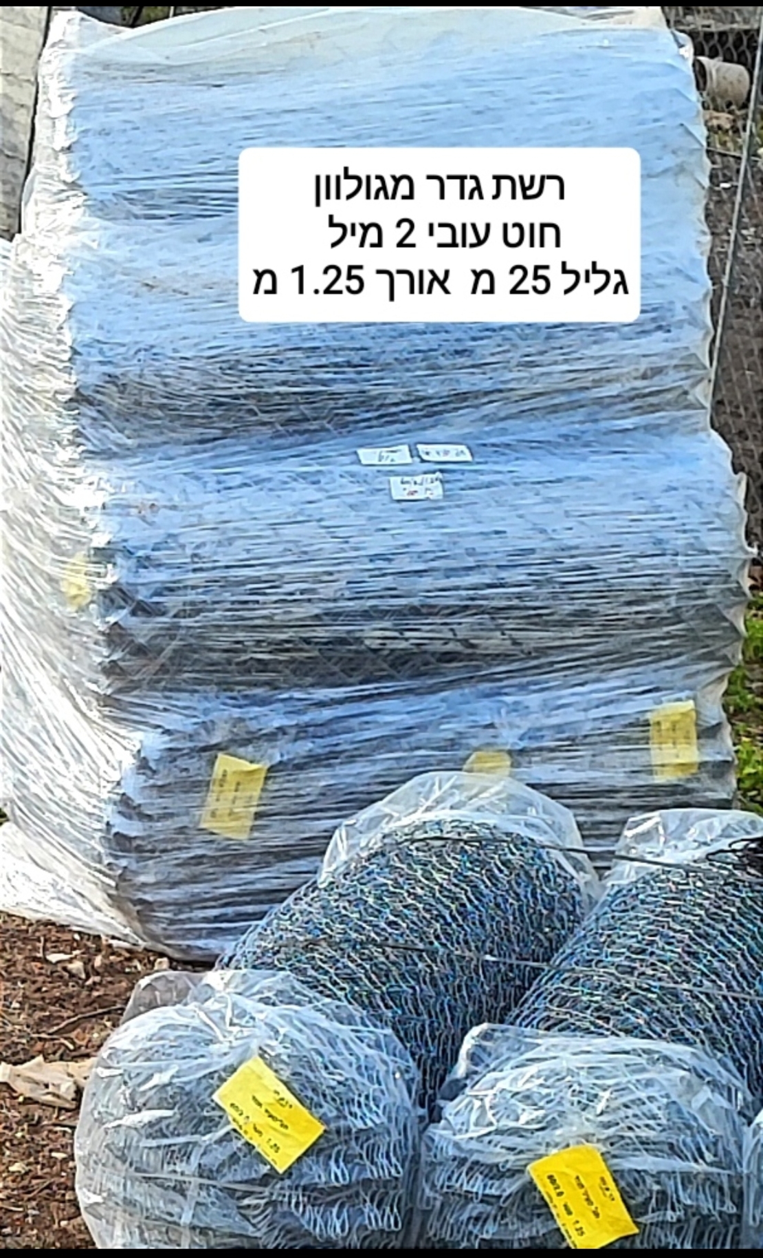 רשת גדר מגולוון