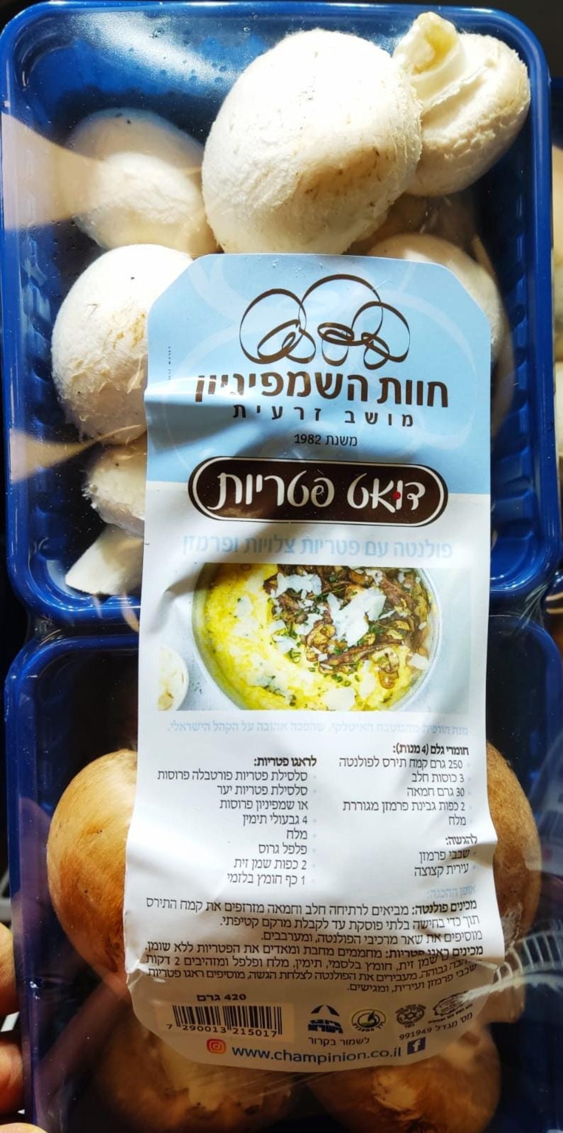 מארז דואט פטריות