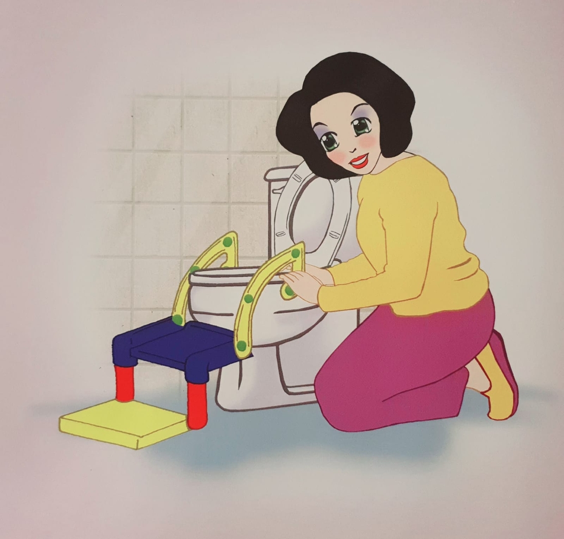 ليلي وسلم المرحاض