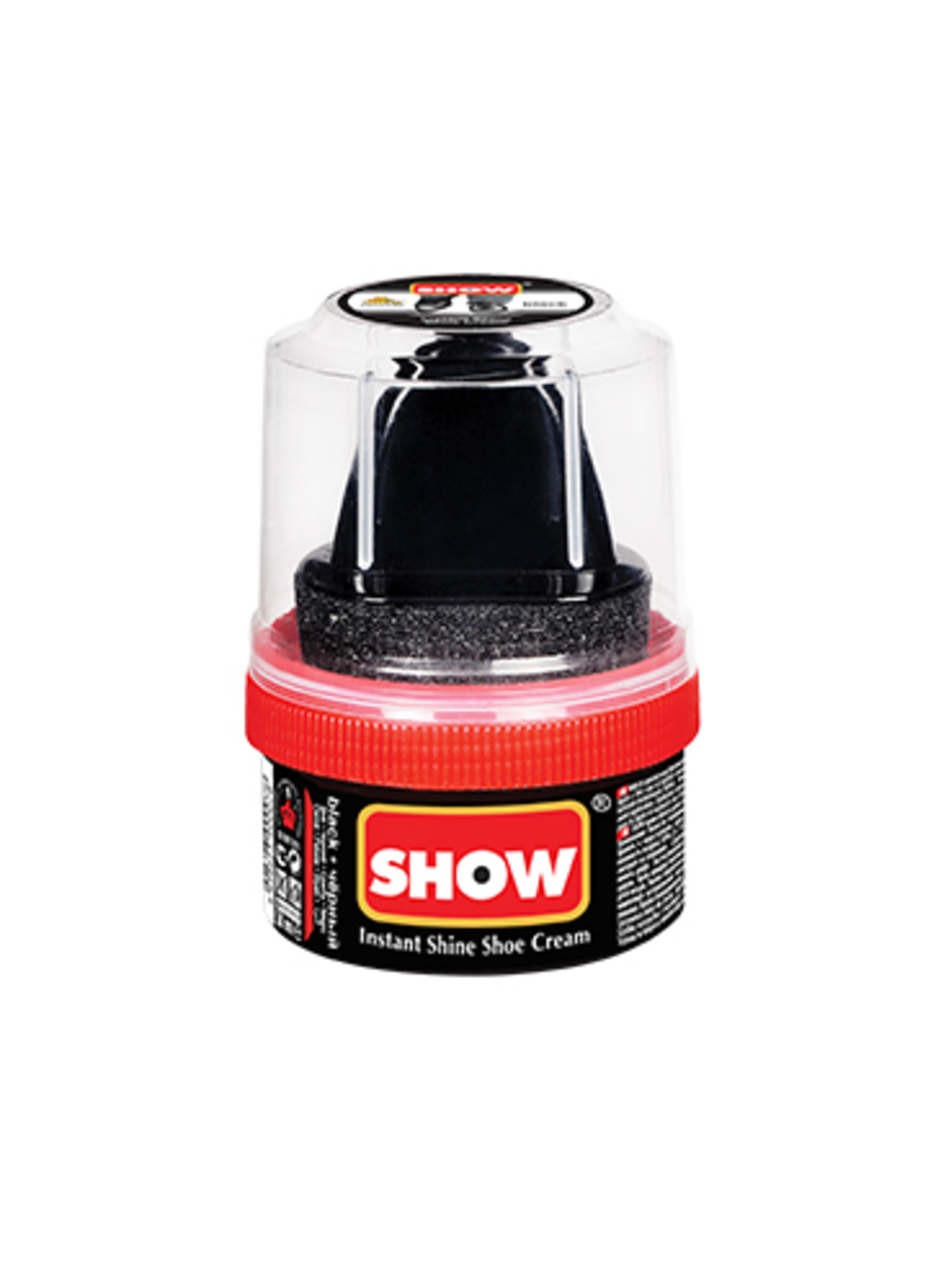 משחת נעליים 50 ML שחור עם ספוג