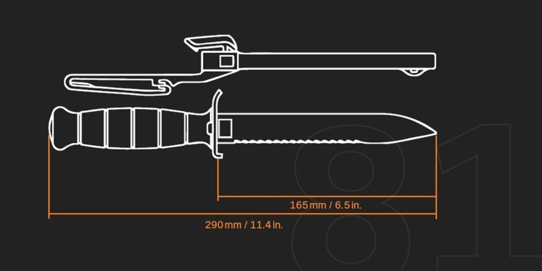 סכין קומנדו Glock fm81