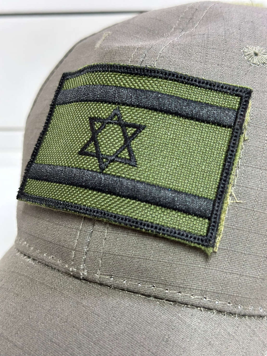 פאצ' דגל ישראל - ירוק שחור