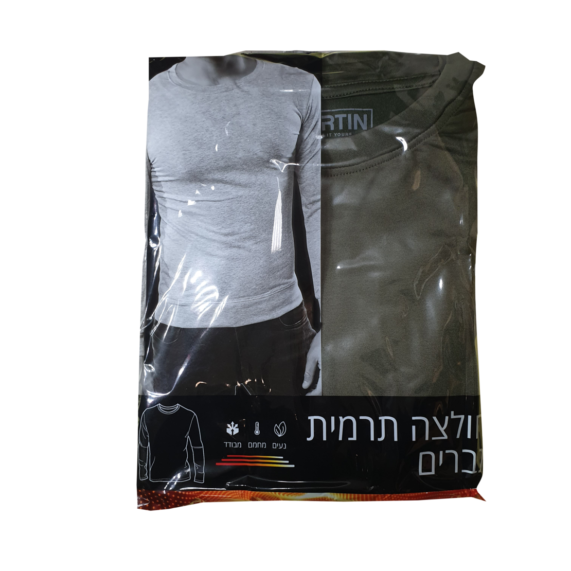 חולצה תרמית ירוק זית