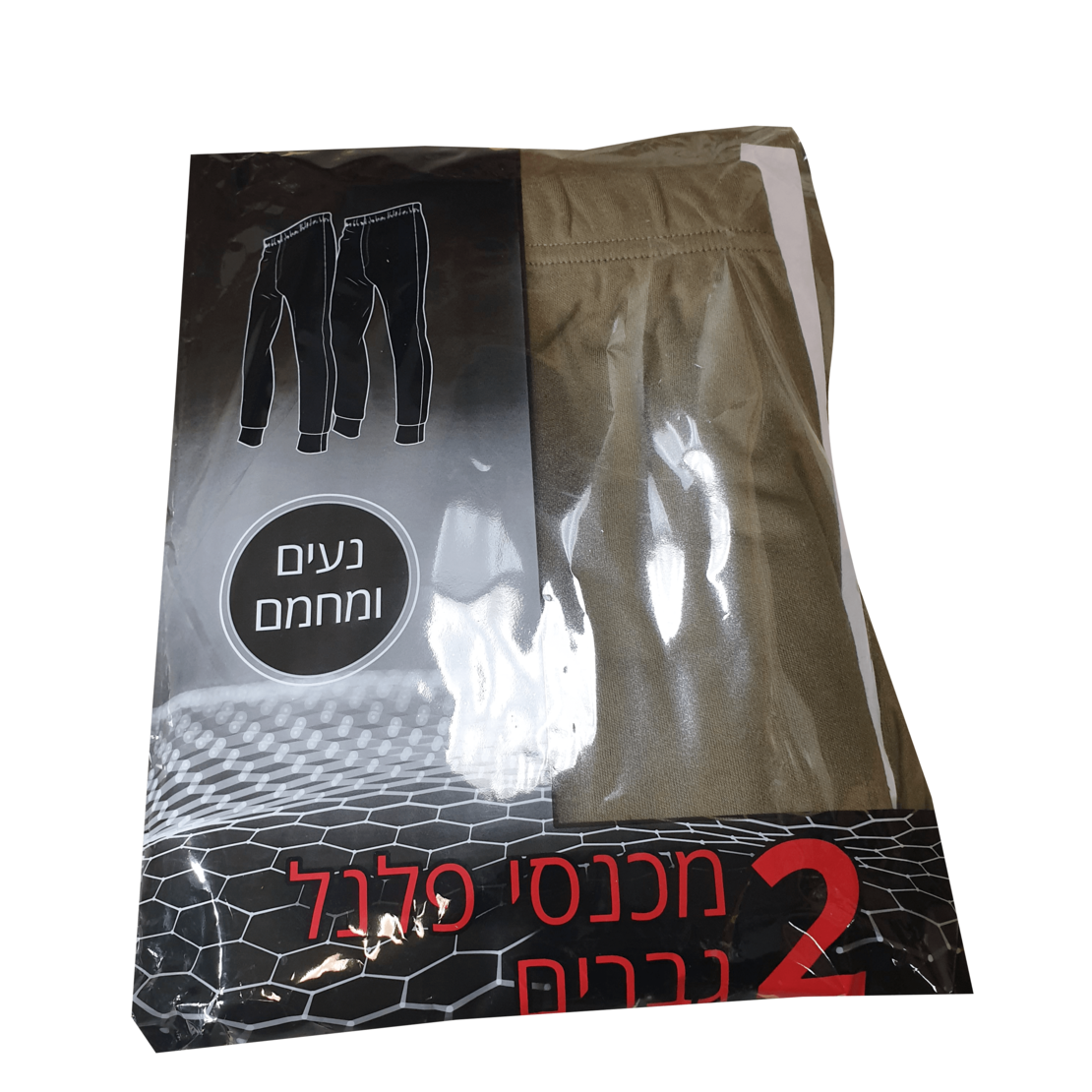 מארז 2 מכנסי פלנל גטקס זית