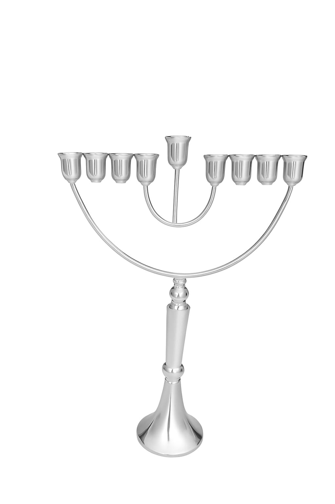 חנוכיה רפאל פטיש כסף טהור