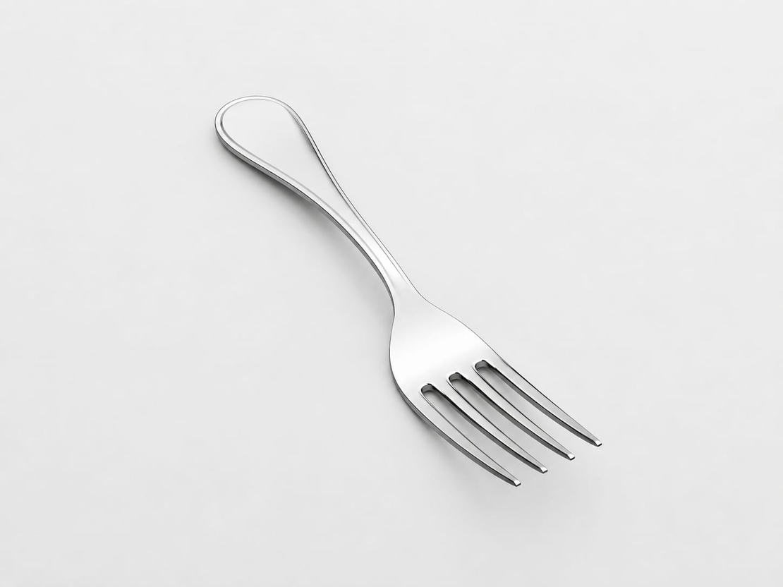 Pure silver 925 baby fork