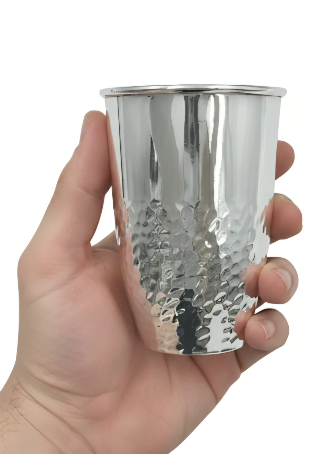 sterling silver half-half kiddush cup