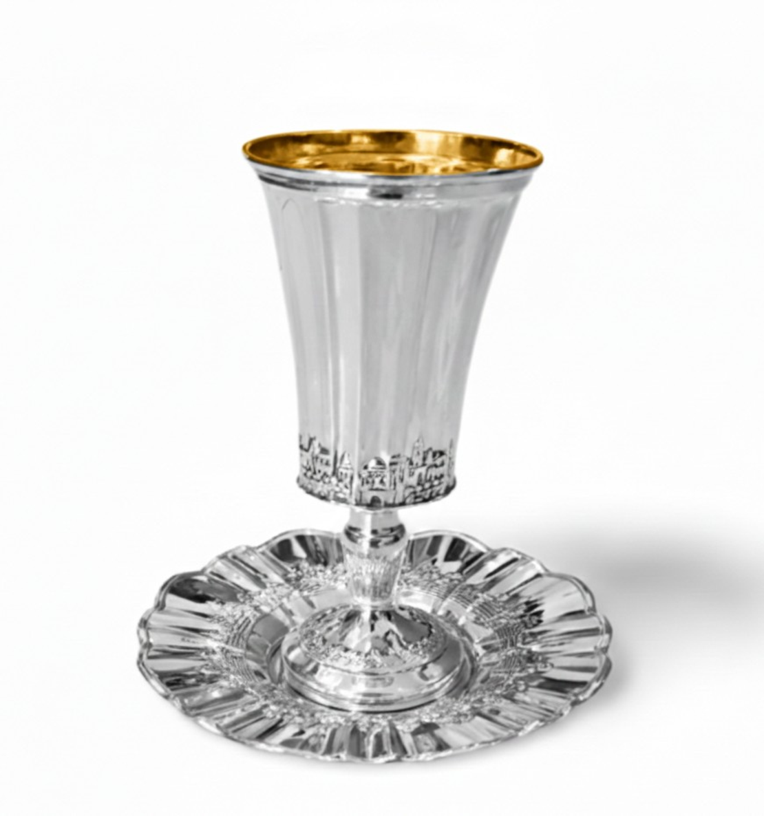 סט קידוש מסטרל ירושלים כסף טהור