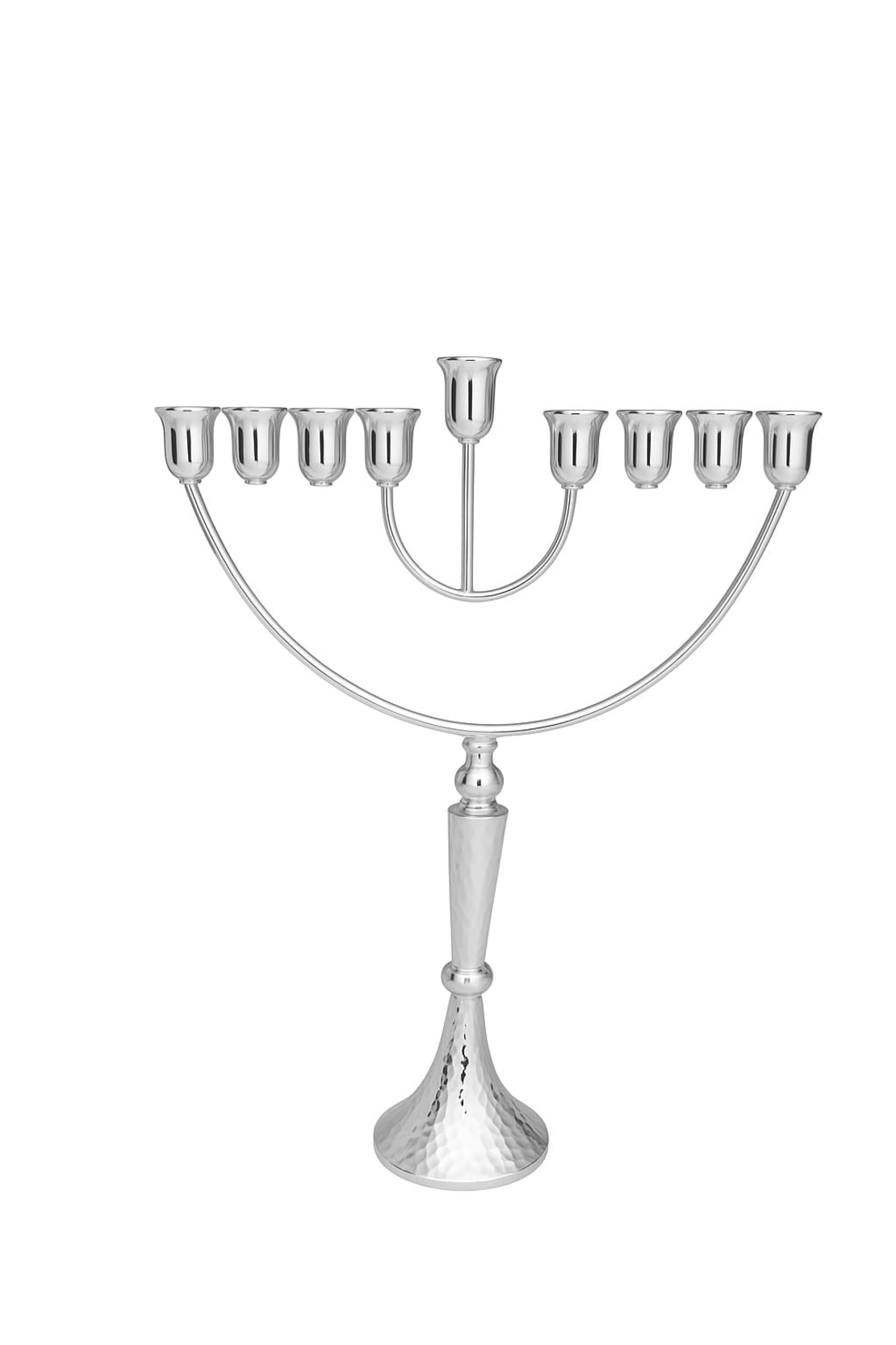 חנוכיה רפאל פטיש כסף טהור