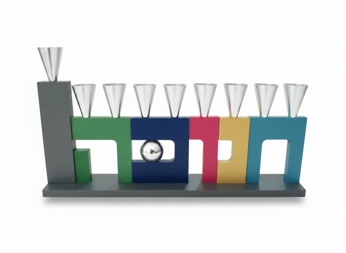 חנוכיה אותיות