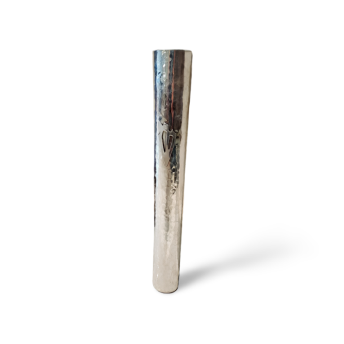 XL hammer mezuzah pure silver