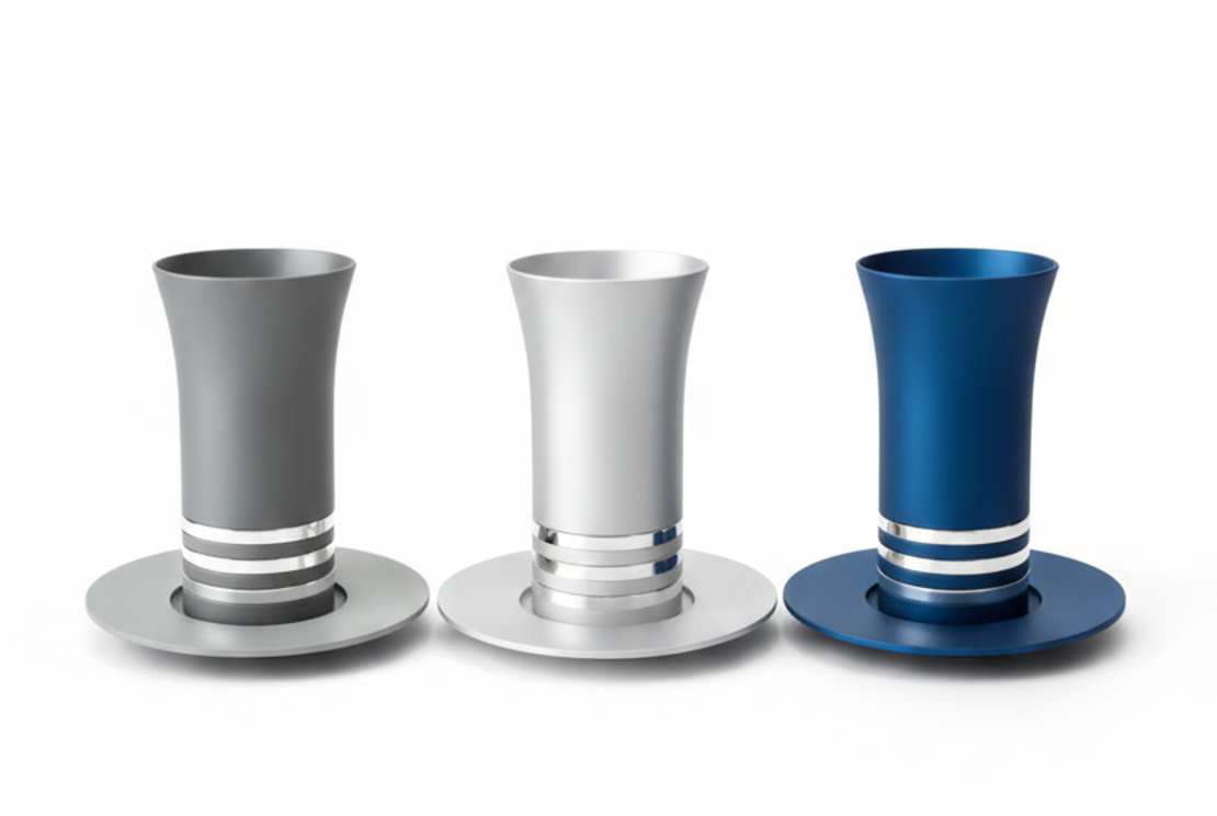 סט קידוש אלון במבחר צבעים