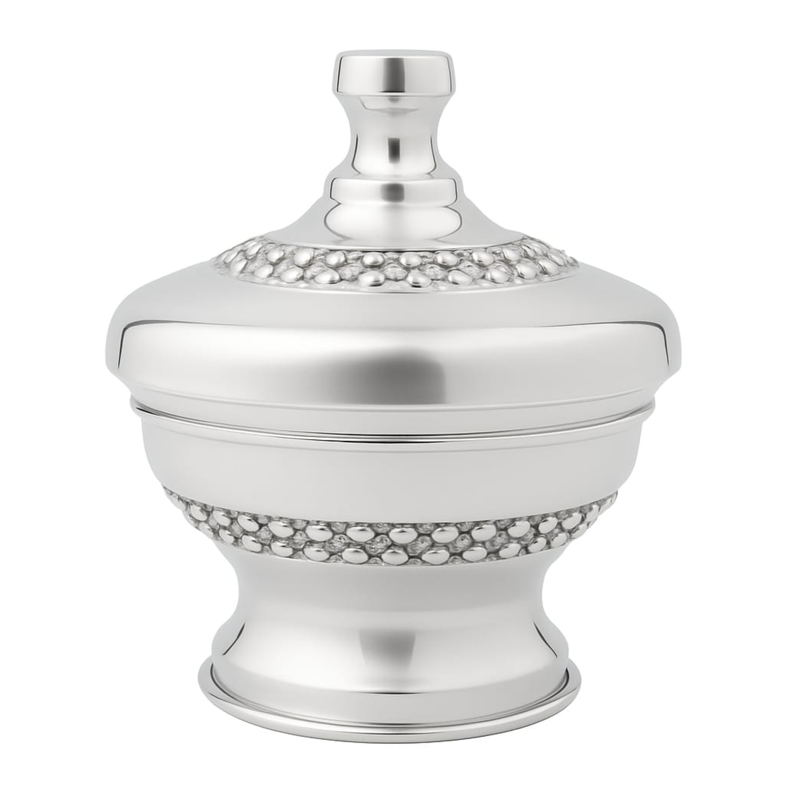 Pure silver bolls honey dish