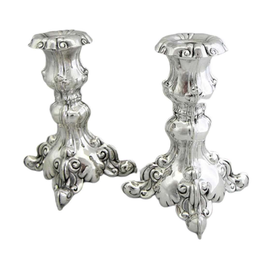 pair of pure silver 