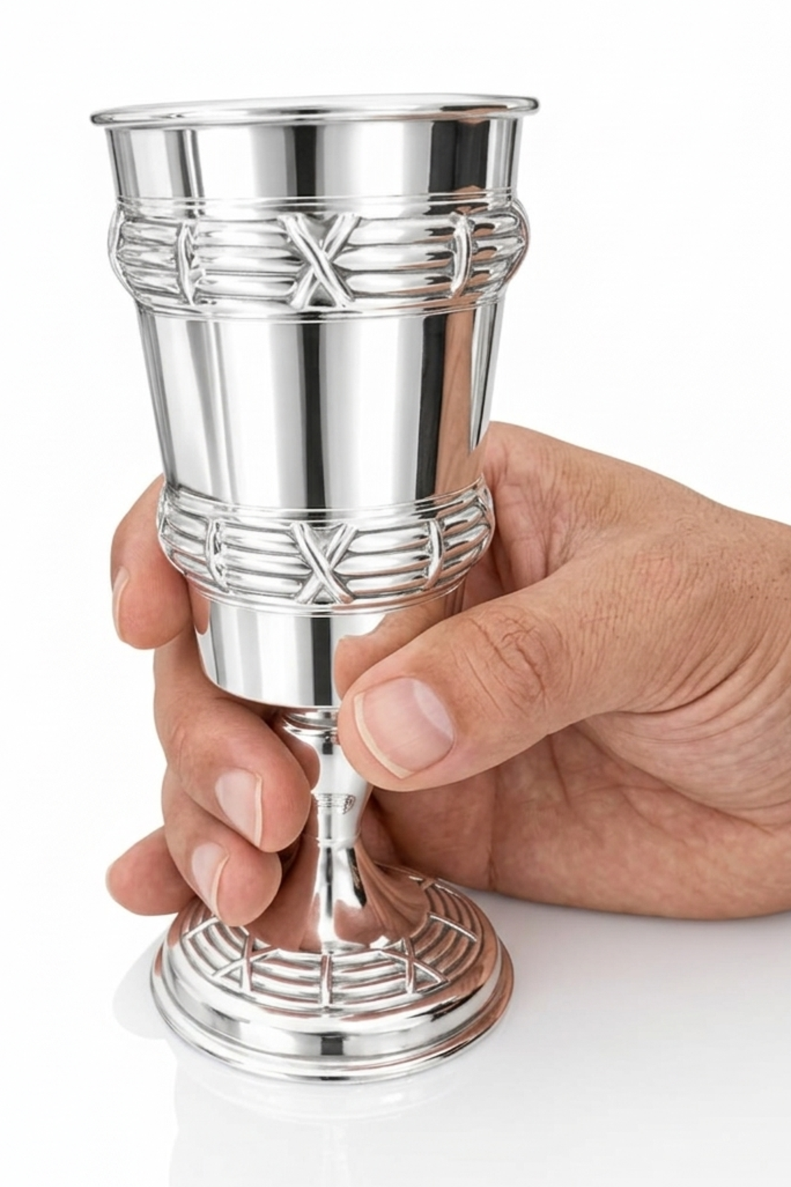 גביע קידוש שוקי כסף טהור