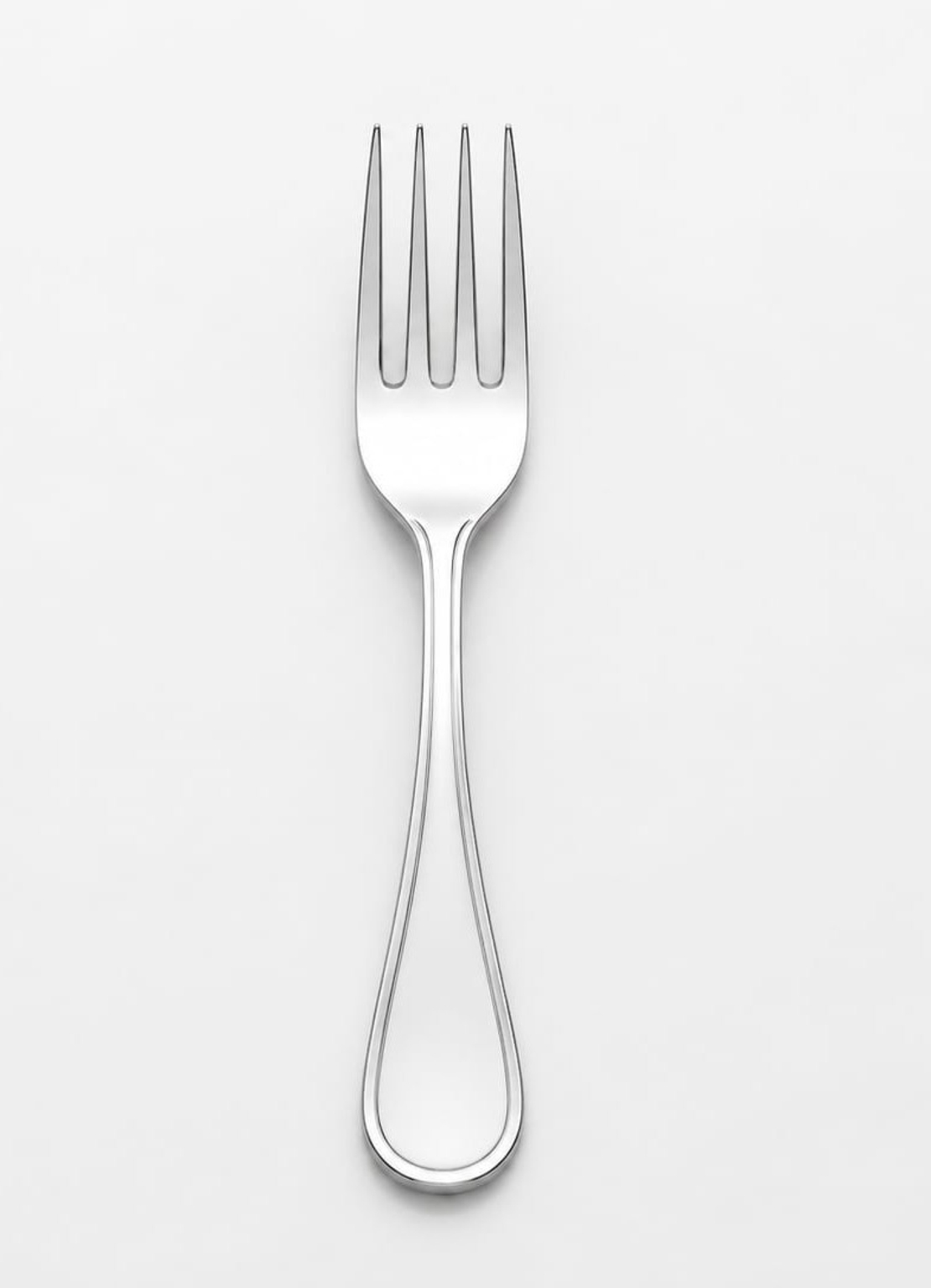 Pure silver baby fork