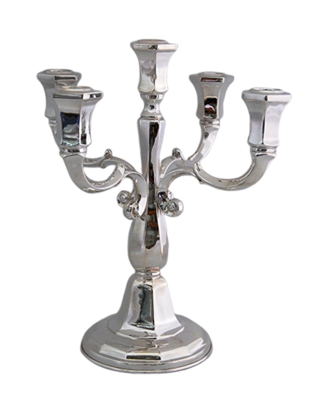 Pure silver Katz candelabra