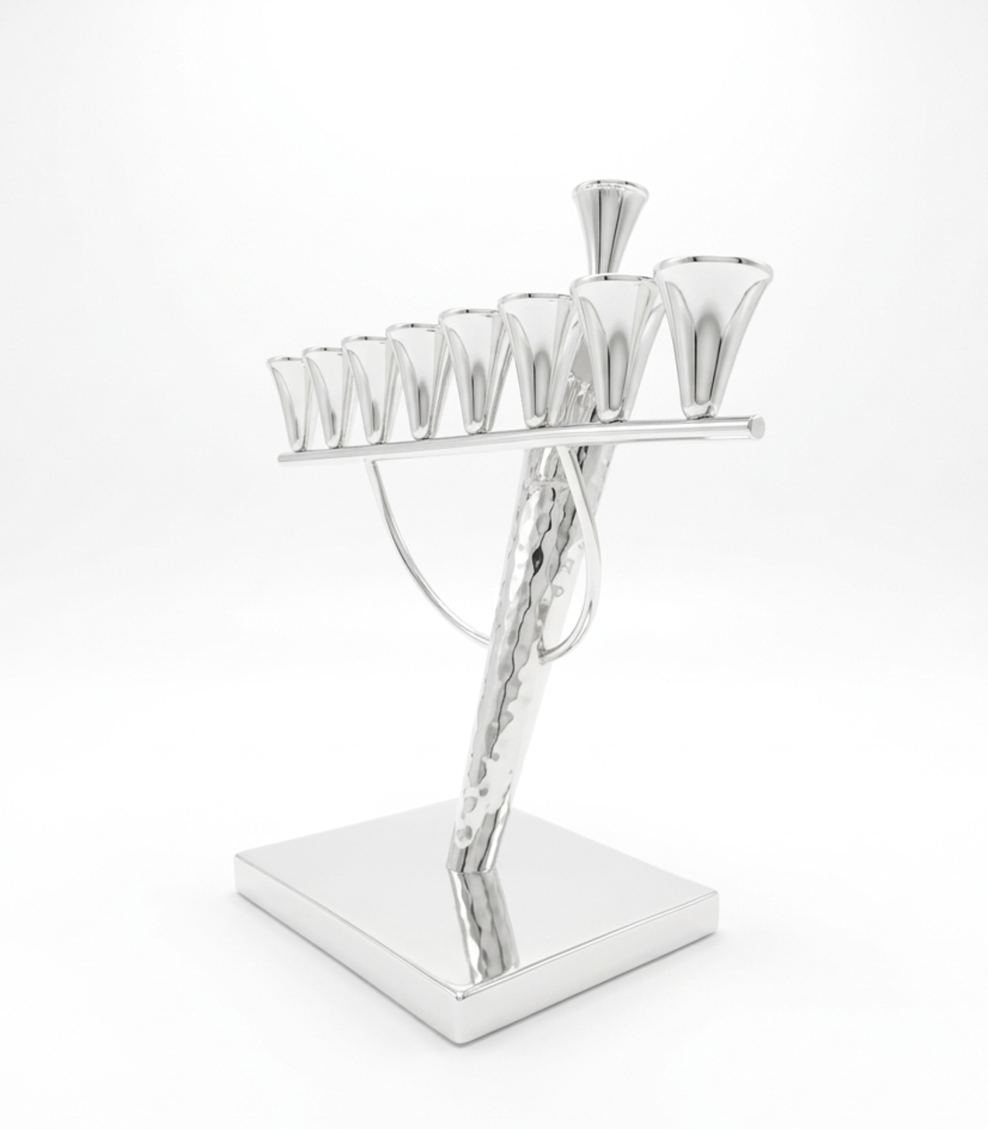 Pure silver STUB menorah