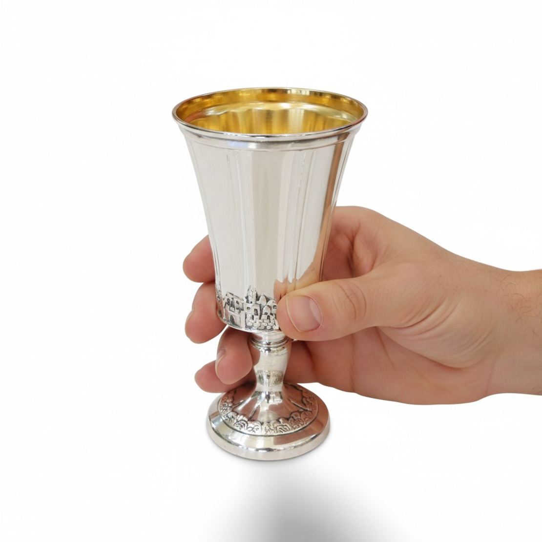 סט קידוש מסטרל ירושלים כסף טהור