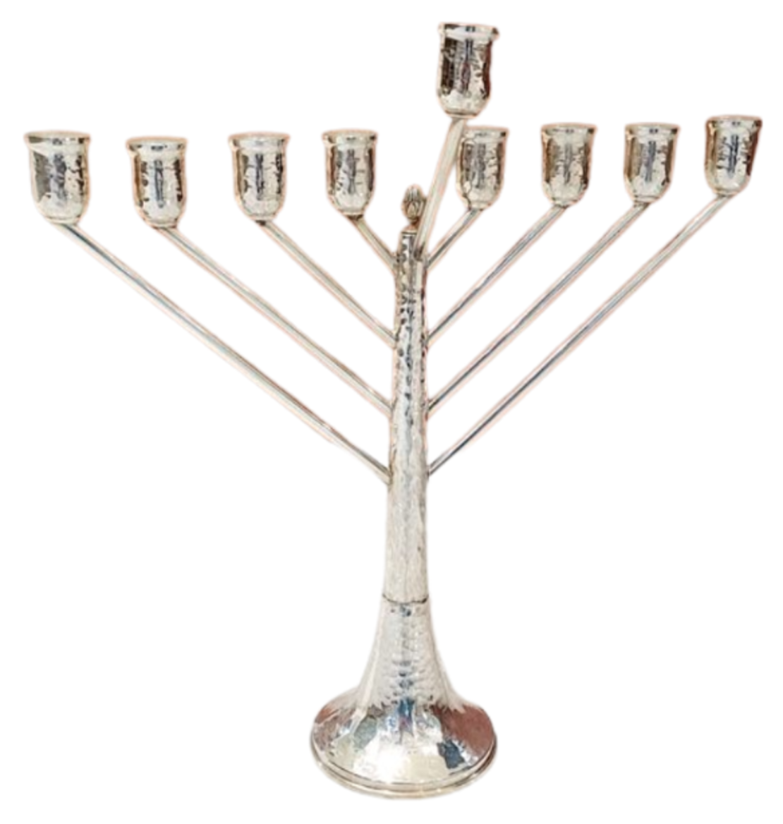 pure silver Menorah Ramban (Chabad) Hammer