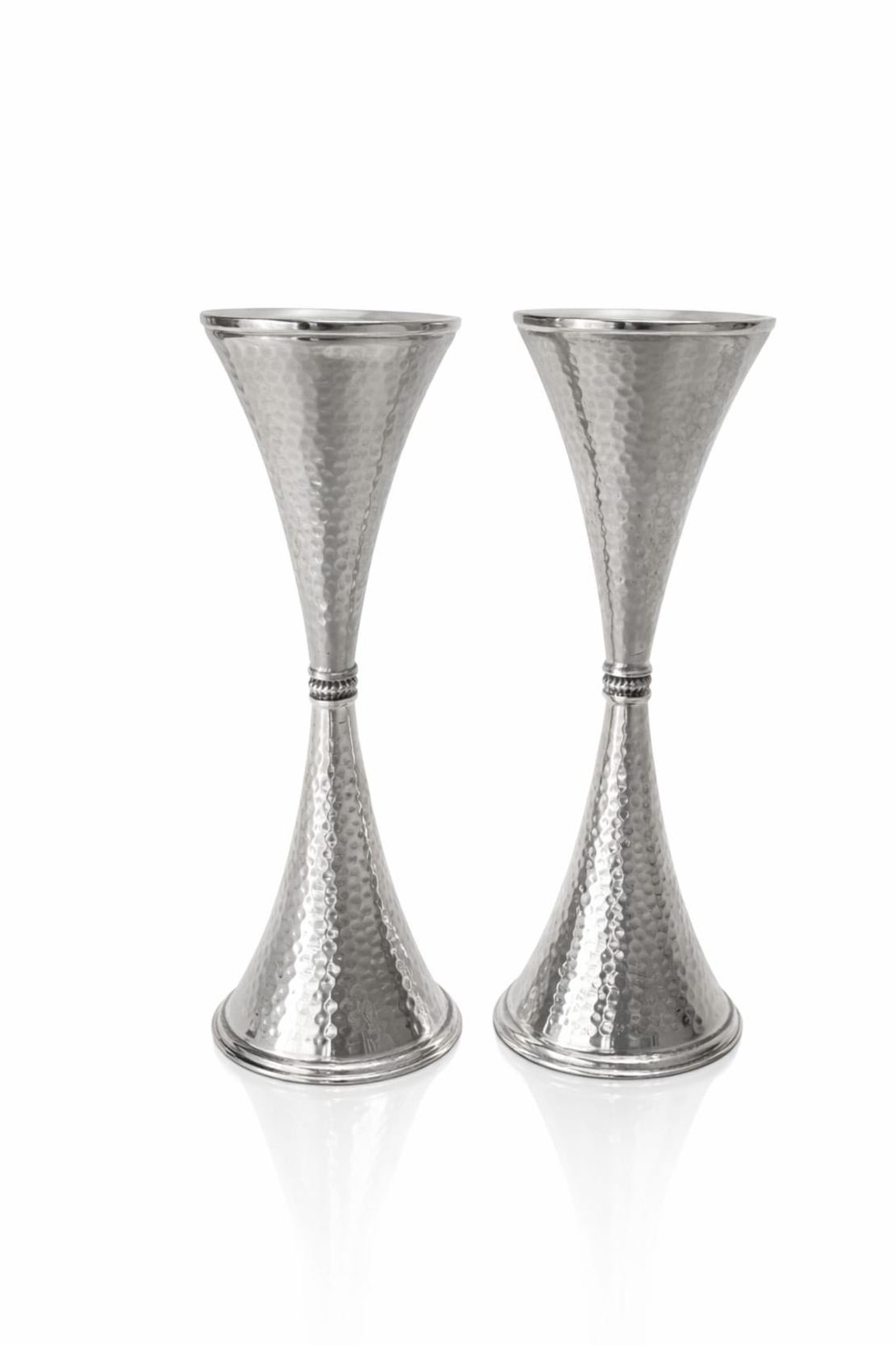 pure silver Chaim candlesticks