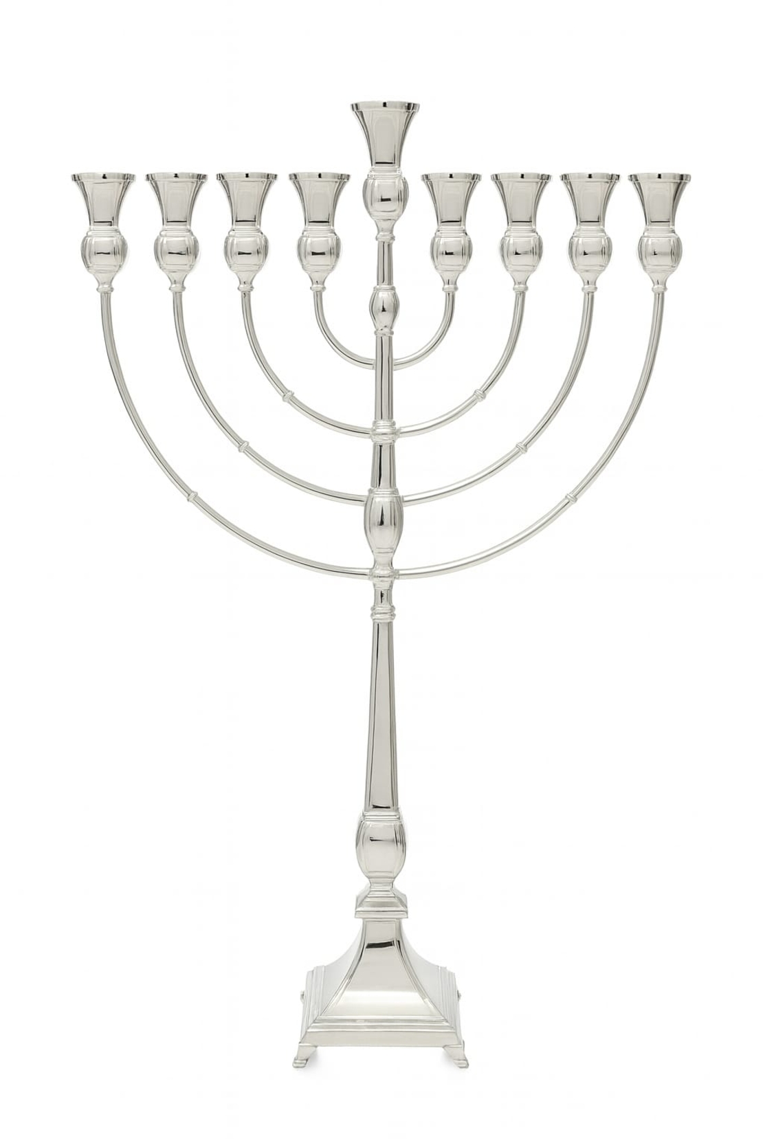 חנוכיה שטיכל כסף טהור