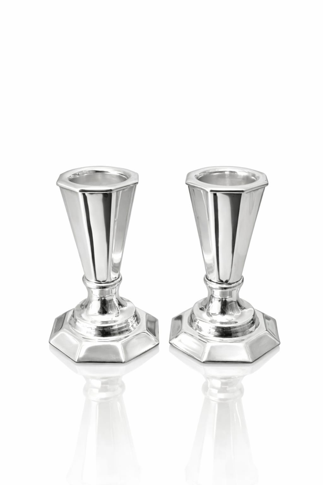 פמוטי מיני מתומן כסף טהור