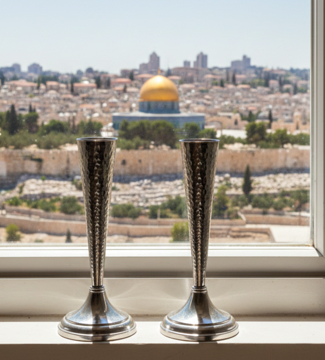 Joseph candlesticks pure silver