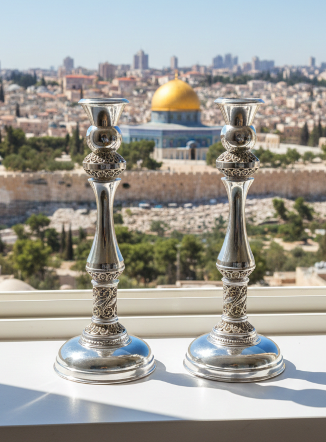 פמוטי פופאי ישר כסף טהור