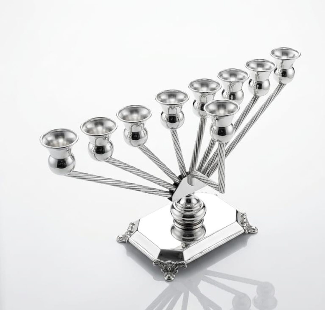 Sterling Silver Menorah sunrise