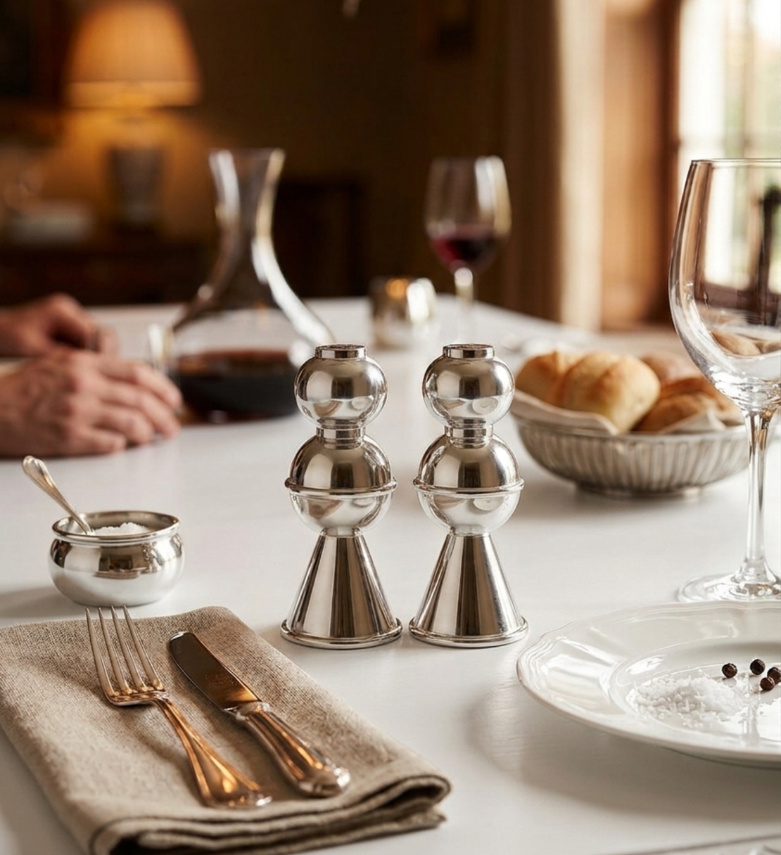 Pure Silver Roni Salt and Pepper Set