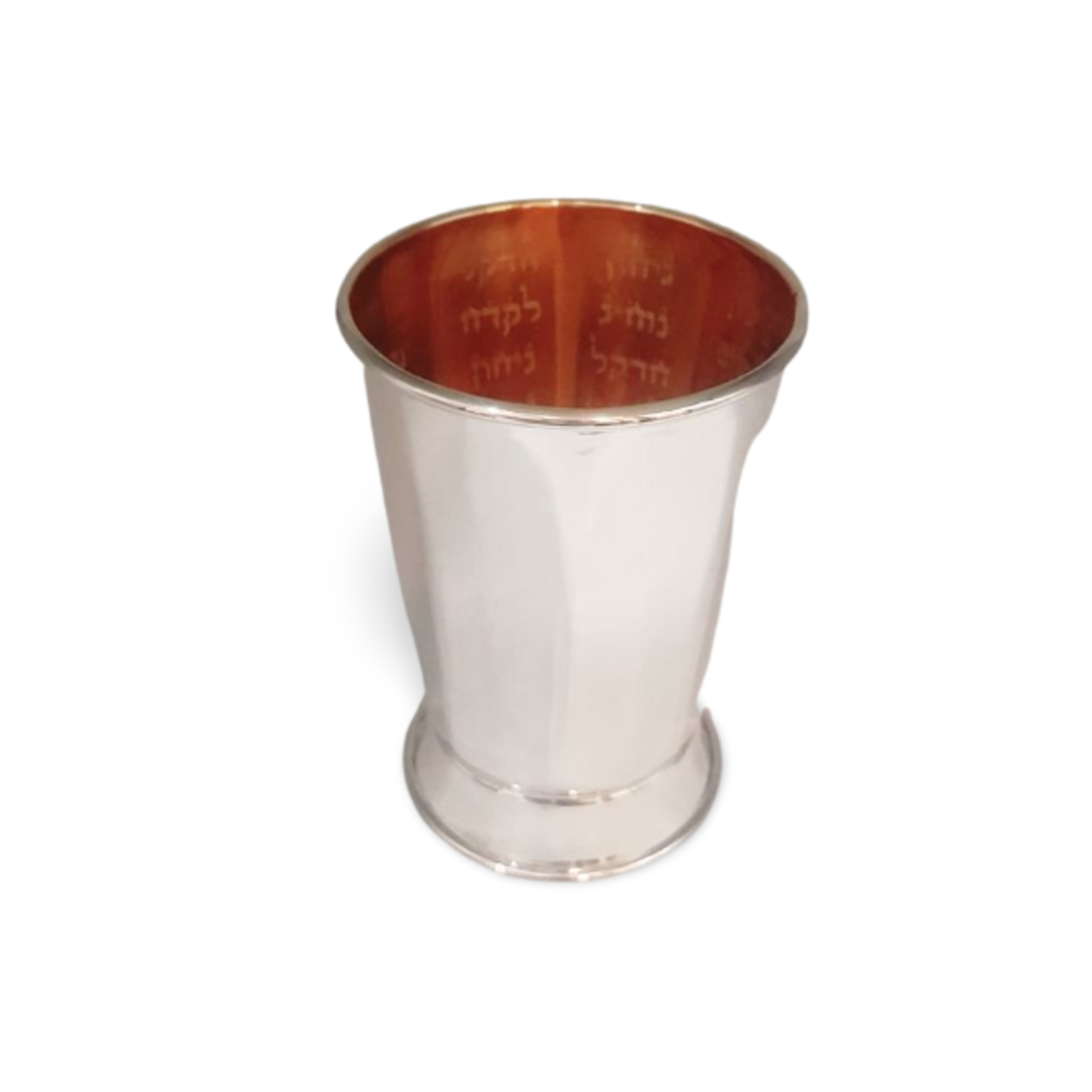 Pure silver Rivers Kiddush cup