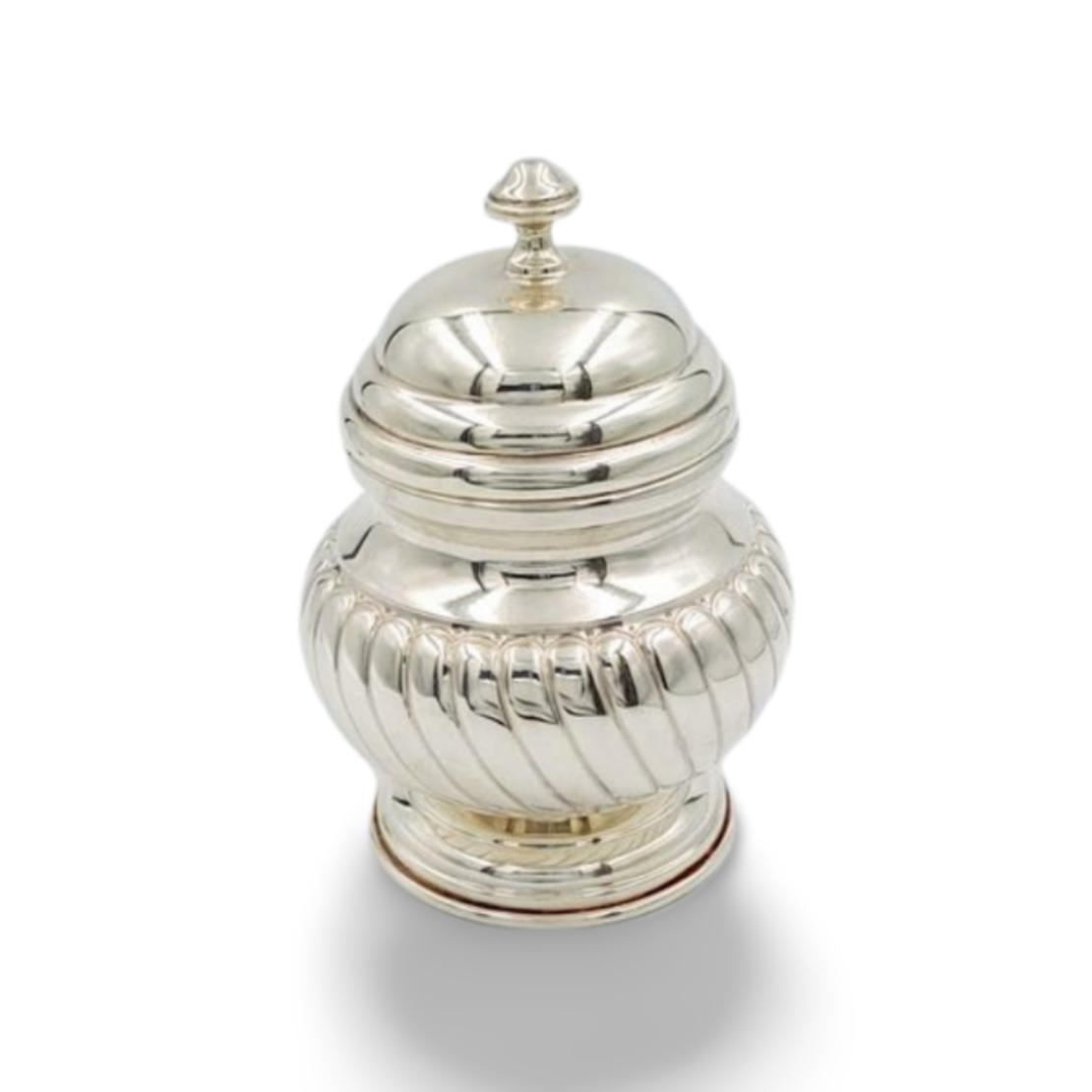 Pure silver strips honey dish