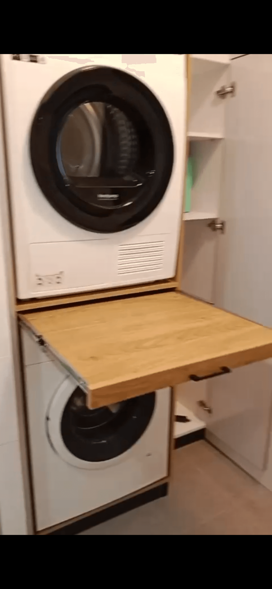 ארון שירות לחדר כביסה