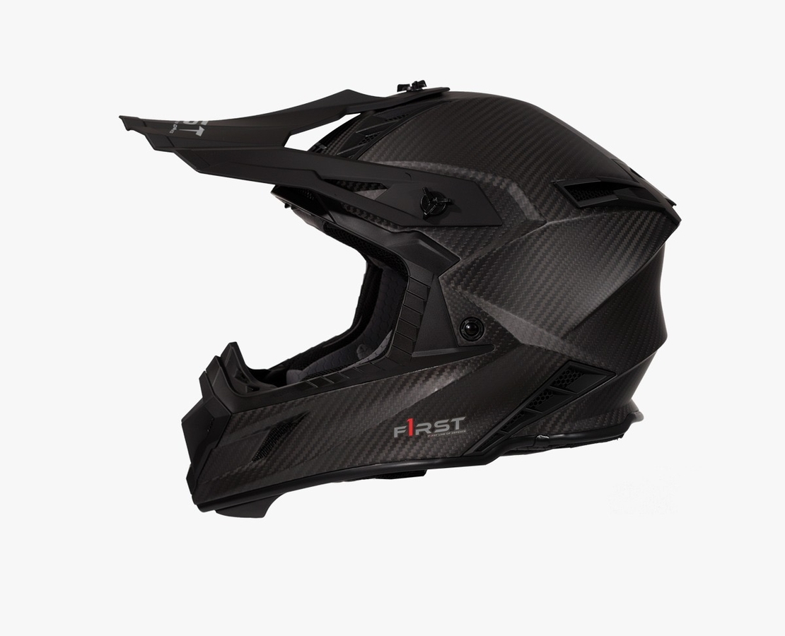 קסדה F1RST CARBON קרבון שחור מט