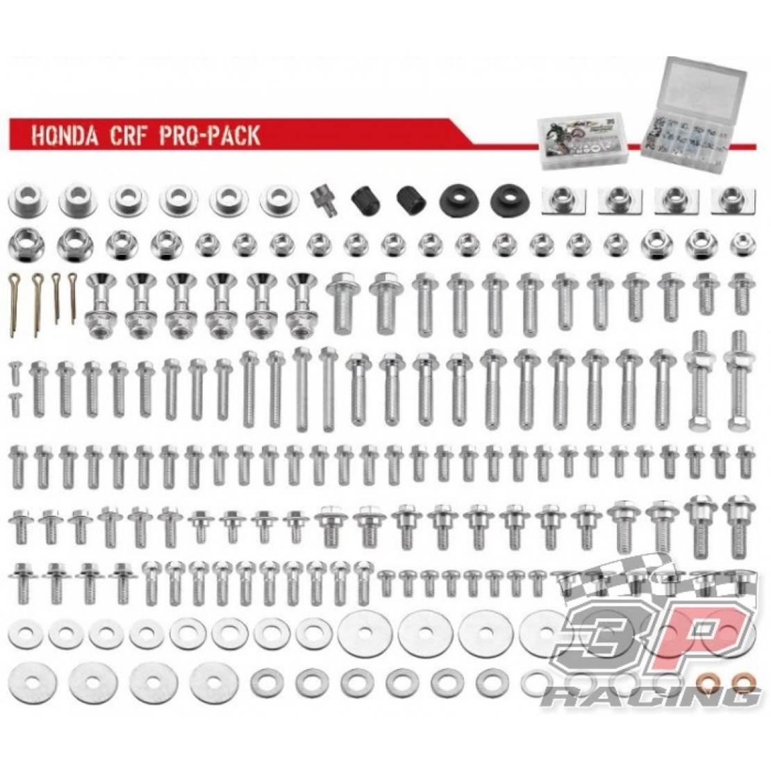 סט ברגים גדול לאופנוע הונדה