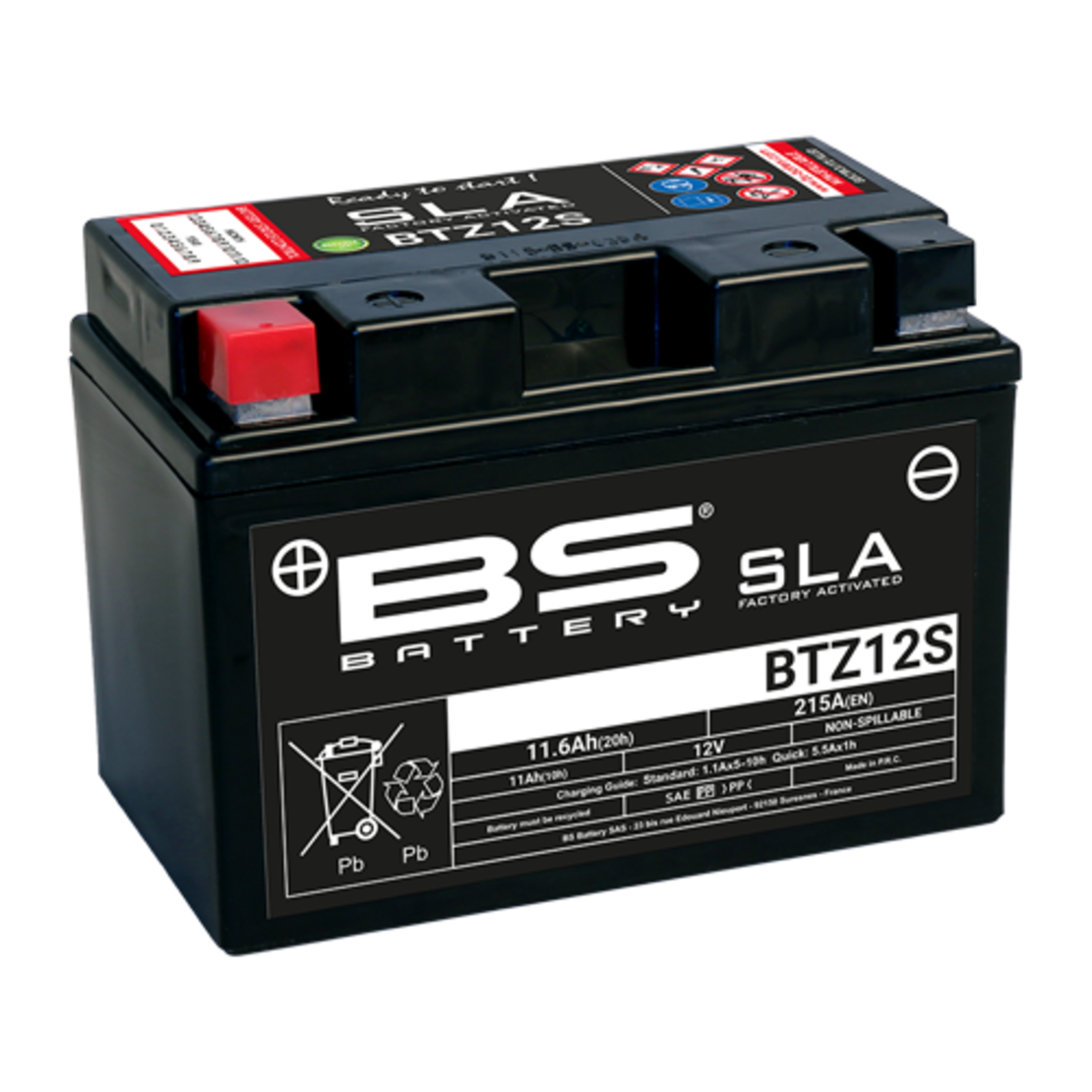 מצבר לאופנוע BS Battery BTX14