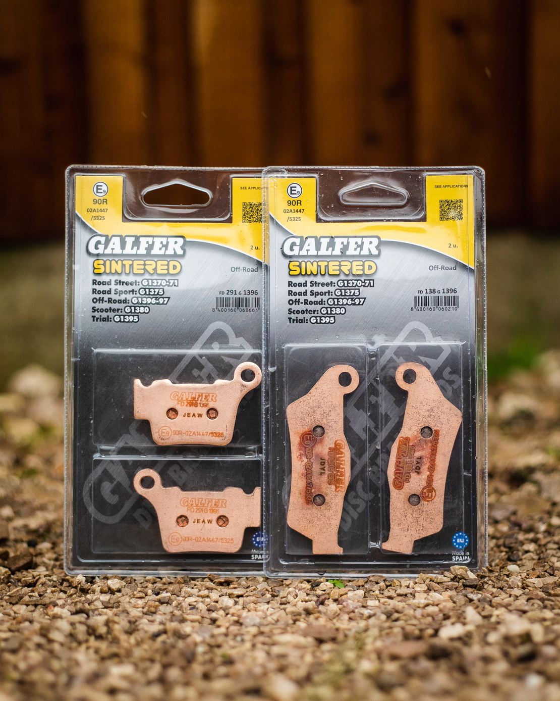 רפידות בלם קדמי ואחורי סינטר  ktm/husq/gas GALFER