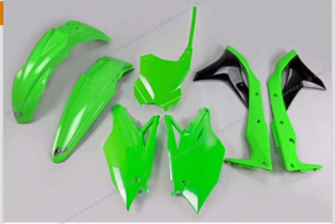 סט פלסטיקה Kawasaki Kx250f 17-20 - UFO