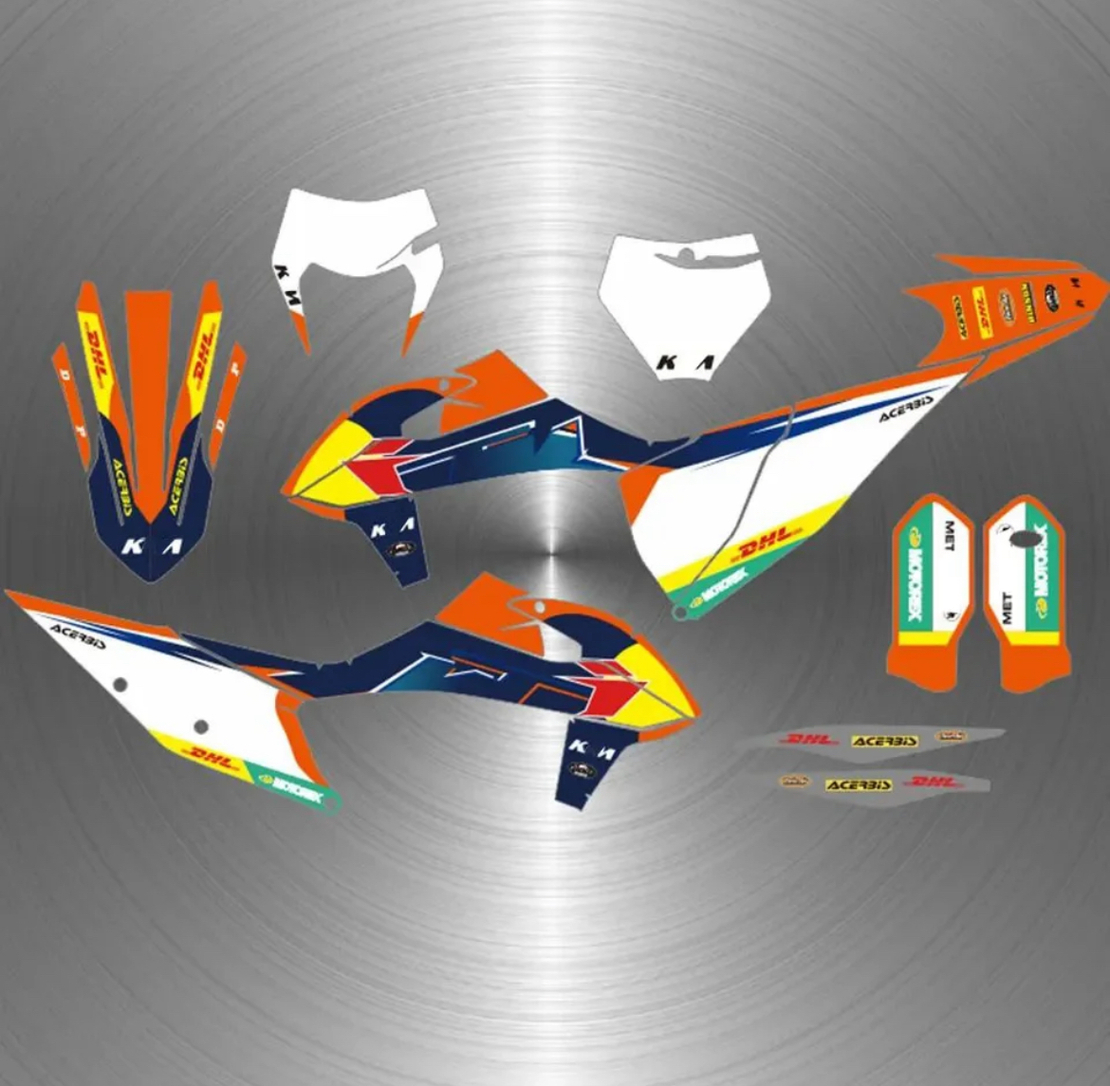 קיט מדבקות רדבול KTM SX/F 13-15 EXC/F 14-16